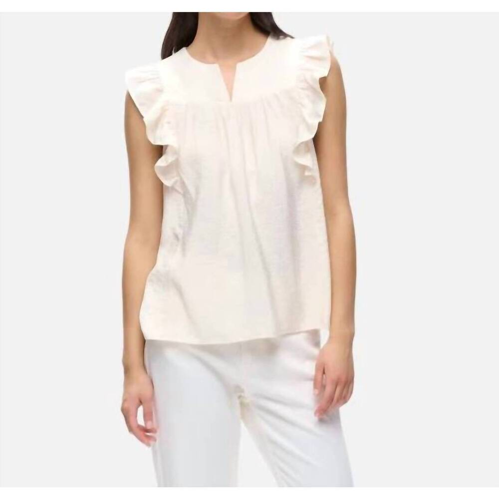 NEW INWEAR hillaryiw short sleeve top in vanilla